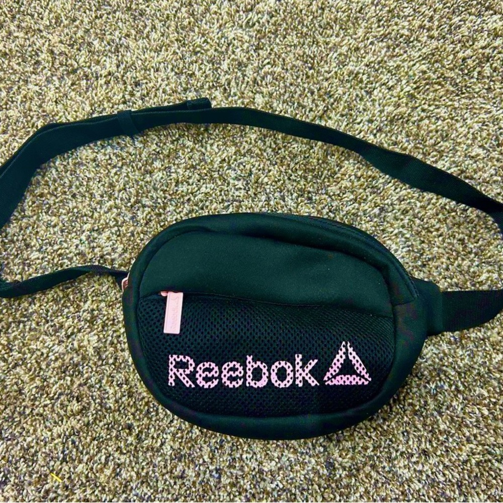 Reebok Black and Pink Fanny Belt Bag